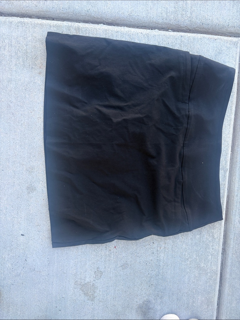 Black Women's Stretch Mini Skirt